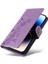 IPhone 14 Pro Çiçek Kart Yuvaları Flip Deri Için Flip Case (Yurt Dışından) 4