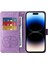 IPhone 14 Pro Çiçek Kart Yuvaları Flip Deri Için Flip Case (Yurt Dışından) 5