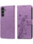 Samsung Galaxy S24 Fe Flip Cardyuvaları Çiçek Deri Için Flip Case (Yurt Dışından) 1