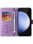 Samsung Galaxy S24 Fe Flip Cardyuvaları Çiçek Deri Için Flip Case (Yurt Dışından) 4