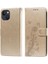 IPhone 14 Için Flip Case Artı Kart Yuvaları Deri Flip Çiçek (Yurt Dışından) 2