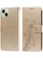 IPhone 15 Için Flip Case Artı Kart Yuvaları Çiçek Deri Flip (Yurt Dışından) 3