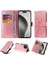IPhone 16 Pro Flip Deri Kart Yuvaları Çiçek Için Flip Case (Yurt Dışından) 3