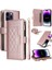 IPhone 14 Için Flip Case Pro Max Darbeye Cüzdan Kayış Kart Yuvaları (Yurt Dışından) 1