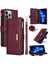 IPhone 13 Için Flip Case Pro Max Kayış Kart Yuvaları Cüzdan Darbeye (Yurt Dışından) 1