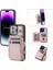 IPhone 13 Için Cüzdan Durumda Pro Rfıd Engelleme Pu Deri 3 Büyük Kart Çevirme (Yurt Dışından) 1