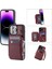 Cüzdan Kılıf IPhone 13 Için Pro Max Pu Deri Kickstand Flip Folio Kılıf 3 (Yurt Dışından) 1