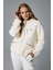 Fermuarlı Kapüşonlu Kadın Sweat EF169-BG 1