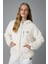 Fermuarlı Kapüşonlu Kadın Sweat EF169-BG 4
