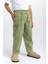 Oliven The Kid Unisex Gabardin Pantolon Yeşil 4