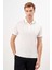 Erkek Ekru Trend Polo Yaka Dynamic Fit T-Shirt 1