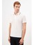 Erkek Ekru Trend Polo Yaka Dynamic Fit T-Shirt 2