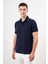 Erkek Lacivert Trend Polo Yaka Dynamic Fit T-Shirt 2