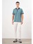 Erkek Yeşil Trend Polo Yaka Dynamic Fit T-Shirt 4