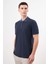 Erkek Lacivert Trend Polo Yaka Dynamic Fit T-Shirt 3