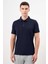 Erkek Lacivert Trend Polo Yaka Dynamic Fit T-Shirt 1