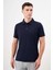 Erkek Lacivert Trend Polo Yaka Dynamic Fit T-Shirt 2