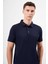 Erkek Lacivert Trend Polo Yaka Dynamic Fit T-Shirt 3