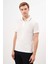 Erkek Ekru Trend Polo Yaka Dynamic Fit T-Shirt 3