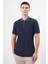 Erkek Lacivert Trend Polo Yaka Dynamic Fit T-Shirt 2