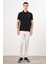 Erkek Siyah Trend Polo Yaka Dynamic Fit T-Shirt 4