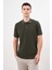 Erkek Haki Trend Polo Yaka Dynamic Fit T-Shirt 1