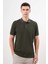 Erkek Haki Trend Polo Yaka Dynamic Fit T-Shirt 2