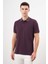 Erkek Mürdüm Trend Polo Yaka Dynamic Fit T-Shirt 1