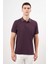 Erkek Mürdüm Trend Polo Yaka Dynamic Fit T-Shirt 2