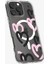 iPhone 16 Pro Max Kılıf Ultra Hybrid MagFit MagSafe özellikli Hearts Black Pink - ACS08272 5