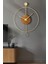 Modern altın metal ve ahşap büyük duvar saati 50x75cm, şık tasarım 5