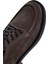 Kadın Vizon Bağcıklı Süet Deri Maskülen Loafer 24WFD511610 2