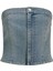 Kadin Straplez Denim Crop - Tinga 4