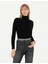 Kadın Siyah Ex. Slim Fit Balıkçı Yaka Kazak 50276230-VR046 3