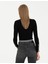 Kadın Siyah Ex. Slim Fit Balıkçı Yaka Kazak 50276230-VR046 5