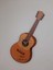 Modern tarzda 40x78 cm renkli gitar şekilli duvar saati 1