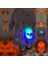 1 Adet Işıklı Pilli LED Işıklı Kurukafa Iskelet Yüzüğü Halloween Yüzük 1
