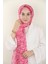 Koyu Fuşya Silk Home Kelebek Desenli Soft Şal 3
