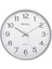 İnce Çerçeve Slim Sessiz Akar Duvar Saati 300x300 Beyaz Klasik Stil 1