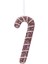 Yılbaşı Süsü Ipli Baston Şeker Pembe 17 cm 1