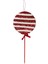 Yılbaşı Süsü Lolipop Kırmızı 31 Cm 1