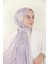 Lila Silk Home Yaprak Desen Viskon Şal 2