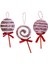 Yılbaşı Süsü 3 Lü Lolipop Pembe 15 Cm 1