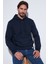 Slim Fit Kapüşonlu Kanguru Cepli Içi Tüylü Yumuşak Şardonlu Sweat Erkek Sweat 5905281 1