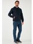 Slim Fit Kapüşonlu Kanguru Cepli Içi Tüylü Yumuşak Şardonlu Sweat Erkek Sweat 5905281 3
