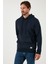 Slim Fit Kapüşonlu Kanguru Cepli Içi Tüylü Yumuşak Şardonlu Sweat Erkek Sweat 5905281 5