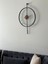 Siyah Metal Duvar Saati, Geometrik Tasarım, 45x70 cm, Şık ve Modern Dekorasyon Parçası 3
