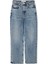 Hotfix Baskılı Wide Leg Fit Jean Pantolon 3