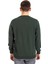 Erkek Klasik Regular Kalıp Pamuklu Selanik Yuvarlak Yaka Sweatshirt 1111-Haki Yeşili 4