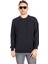 Erkek Klasik Regular Kalıp Pamuklu Selanik Yuvarlak Yaka Sweatshirt 1111-FÜME 3